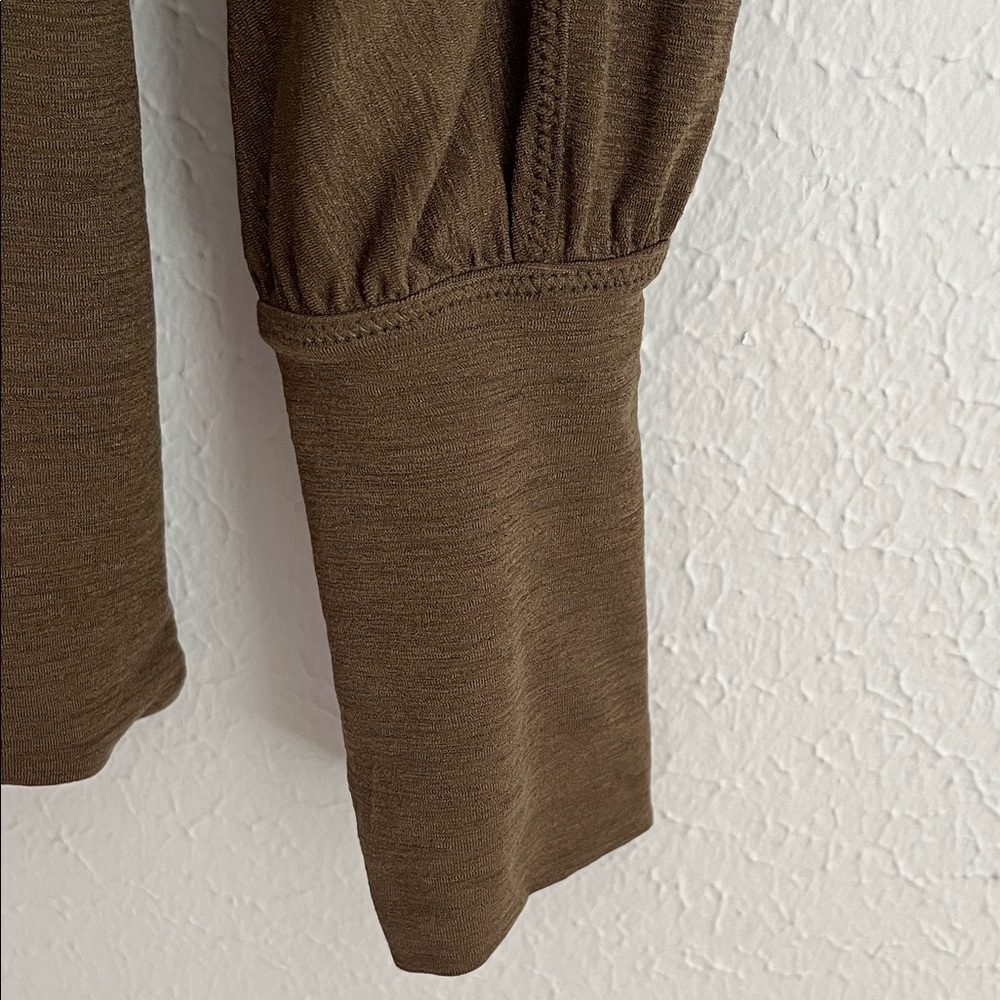 FP movement olive green Women's Top, size XS - Picture 6 of 10